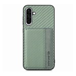 Samsung A36 5G GIGAPACK Szilikon telefonvédő ütésállóság, karbon minta, SÖTÉTZÖLD