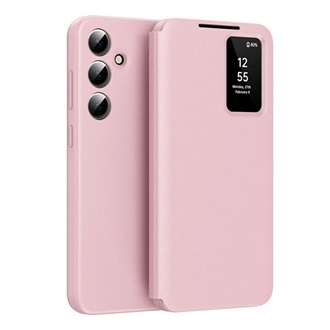 Samsung A36 5G GIGAPACK Tok álló aktív FLIP, Smart View Cover, RÓZSASZÍN