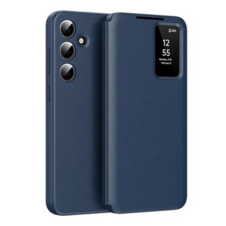 Samsung A36 5G GIGAPACK Tok álló aktív FLIP, Smart View Cover, SÖTÉTKÉK