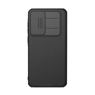 Samsung A36 5G NILLKIN CAMSHIELD PRO szilikon telefonvédő ütésállóság, csíkos, FEKETE