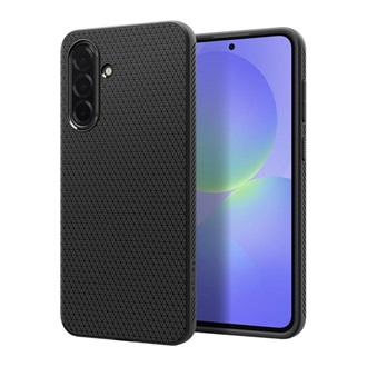 Samsung A36 5G SPIGEN LIQUID AIR szilikon telefonvédő ütésállóság, rombusz, FEKETE