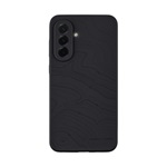 Samsung A36 5G TACTICAL BEAVER szilikon telefonvédő mikrofiber plüss belső, topográfiai minta, FEKETE