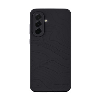 Samsung A36 5G TACTICAL BEAVER szilikon telefonvédő mikrofiber plüss belső, topográfiai minta, FEKETE