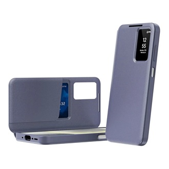 Samsung A37 5G GIGAPACK Tok álló aktív FLIP, Smart View Cover, LILA
