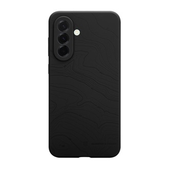 Samsung A37 5G TACTICAL BEAVER szilikon telefonvédő mikrofiber plüss belső, topográfiai minta, FEKETE
