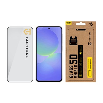 Samsung A37 5G TACTICAL GLASS SHIELD 5D képernyővédő üveg 5D, 9H, FEKETE