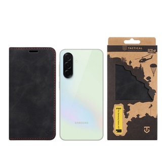 Samsung A37 5G TACTICAL XPROOF tok álló, bőr hatású FLIP, prémium, FEKETE