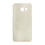 Samsung A3 (2016) Gigapack Szilikon telefonvédő szálcsiszolt minta ARANY