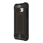 Samsung A3 (2017) Gigapack Defender szilikon telefonvédő ütésállóság, fémhatás, FEKETE