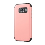 Samsung A3 (2017) Gigapack Defender szilikon telefonvédő ütésállóság, karbon minta, ROZÉARANY