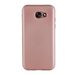 Samsung A3 (2017) Gigapack Szilikon telefonvédő karbon minta ROZÉARANY