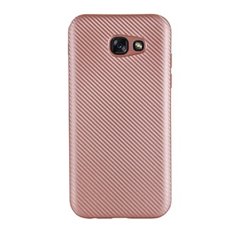 Samsung A3 (2017) Gigapack Szilikon telefonvédő karbon minta ROZÉARANY