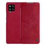 Samsung A42 5G NILLKIN QIN tok álló, bőr hatású FLIP, kártyazseb, PIROS