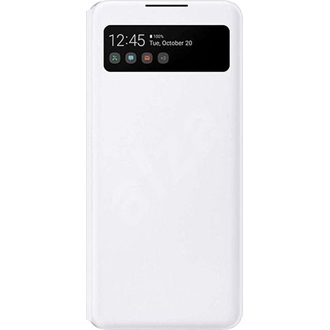 Samsung A42 5G SAMSUNG tok álló aktív FLIP, Smart View Cover, FEHÉR