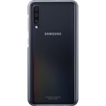 Samsung A50 SAMSUNG műanyag telefonvédő színátmenet FEKETE
