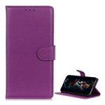 Samsung A50s Gigapack Tok álló, bőr hatású FLIP, prémium, LILA