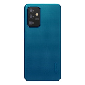 Samsung A52s 5G / A52 5G / A52 4G NILLKIN SUPER FROSTED műanyag telefonvédő gumírozott, érdes felület, SÖTÉTKÉK