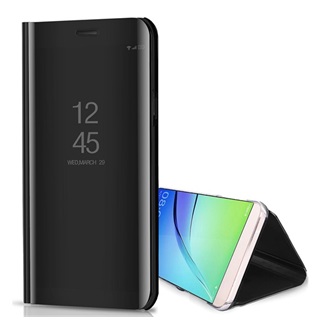 Samsung A52s 5G Gigapack Tok álló aktív FLIP, tükrös, FEKETE
