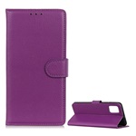 Samsung A52s 5G Gigapack Tok álló, bőr hatású FLIP, prémium, LILA