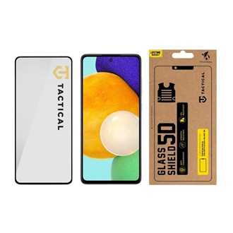 Samsung A53 5G / A52s 5G / A52 5G TACTICAL GLASS SHIELD 5D képernyővédő üveg 5D, 9H, FEKETE