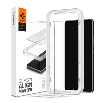 Samsung A53 SPIGEN ALM FC képernyővédő üveg 2db 2.5D, színkiemelés, ÁTLÁTSZÓ