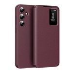 Samsung A55 5G GIGAPACK Tok álló aktív FLIP, Smart View Cover, BORDÓ