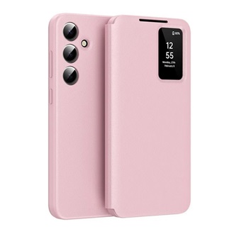 Samsung A55 5G GIGAPACK Tok álló aktív FLIP, Smart View Cover, RÓZSASZÍN