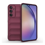 Samsung A55 5G Gigapack Szilikon telefonvédő ütésállóság, 3D, BORDÓ