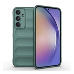 Samsung A55 5G Gigapack Szilikon telefonvédő ütésállóság, 3D, SÖTÉTZÖLD