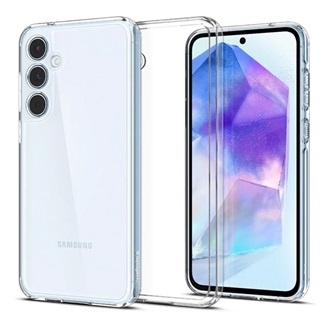 Samsung A55 5G SPIGEN ULTRA HYBRID műanyag telefonvédő ütésállóság, légpárnás keret, ÁTLÁTSZÓ