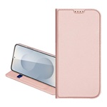 Samsung A56 5G DUX DUCIS SKIN PRO tok álló, bőr hatású FLIP, asztali tartó, RÓZSASZÍN
