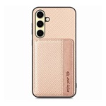 Samsung A56 5G GIGAPACK Szilikon telefonvédő ütésállóság, karbon minta, BÉZS