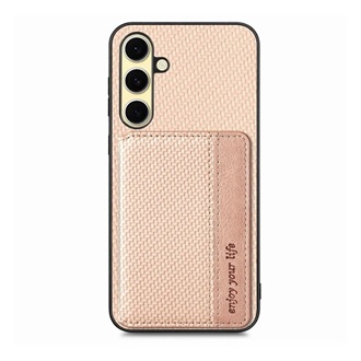 Samsung A56 5G GIGAPACK Szilikon telefonvédő ütésállóság, karbon minta, BÉZS