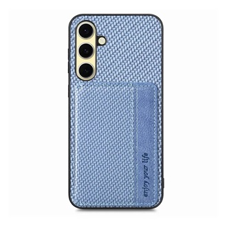 Samsung A56 5G GIGAPACK Szilikon telefonvédő ütésállóság, karbon minta, SÖTÉTKÉK