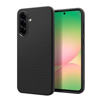 Samsung A56 5G SPIGEN LIQUID AIR szilikon telefonvédő ütésállóság, rombusz, FEKETE