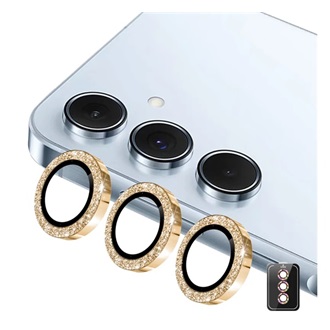 Samsung A57 5G / A37 5G ENKAY kameravédő üveg 9H, csak lencse + segédkeret, ARANY