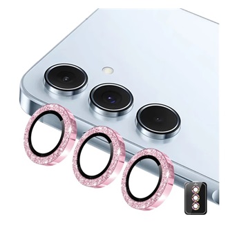 Samsung A57 5G / A37 5G ENKAY kameravédő üveg 9H, csak lencse + segédkeret, RÓZSASZÍN