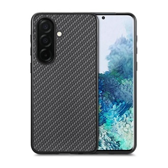 Samsung A57 5G GIGAPACK Szilikon telefonvédő műanyag hátlap, karbon minta, FEKETE