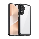 Samsung A57 5G GIGAPACK Szilikon telefonvédő ütésállóság, átlátszó hátlap, FEKETE