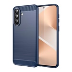 Samsung A57 5G GIGAPACK Szilikon telefonvédő ütésállóság, karbon minta, SÖTÉTKÉK