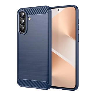 Samsung A57 5G GIGAPACK Szilikon telefonvédő ütésállóság, karbon minta, SÖTÉTKÉK