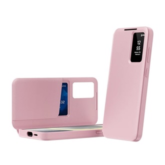 Samsung A57 5G GIGAPACK Tok álló aktív FLIP, Smart View Cover, RÓZSASZÍN