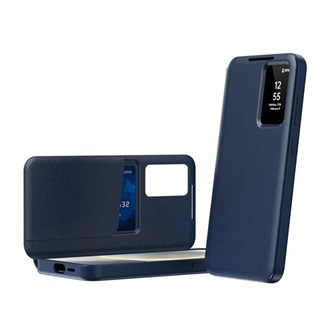 Samsung A57 5G GIGAPACK Tok álló aktív FLIP, Smart View Cover, SÖTÉTKÉK