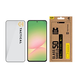 Samsung A57 5G TACTICAL GLASS SHIELD 5D képernyővédő üveg 5D, 9H, FEKETE