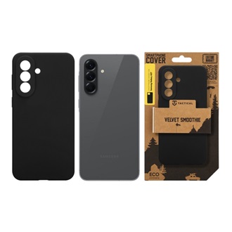 Samsung A57 5G TACTICAL VELVET SMOOTHIE szilikon telefonvédő ütésállóság, matt, FEKETE
