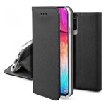 Samsung A5 (2015) Gigapack Tok álló, bőr hatású FLIP, rombusz, FEKETE