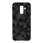 Samsung A6+ (2018) Gigapack Szilikon telefonvédő 3D, gyémánt minta, FEKETE