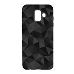 Samsung A6 (2018) Gigapack Szilikon telefonvédő 3D, gyémánt minta, FEKETE