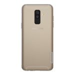 Samsung A6+ (2018) NILLKIN NATURE szilikon telefonvédő 0.6mm, ultravékony, SZÜRKE