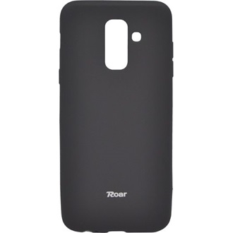 Samsung A6+ (2018) ROAR ALL DAY szilikon telefonvédő matt FEKETE